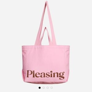 Pleasing pink big bag tote